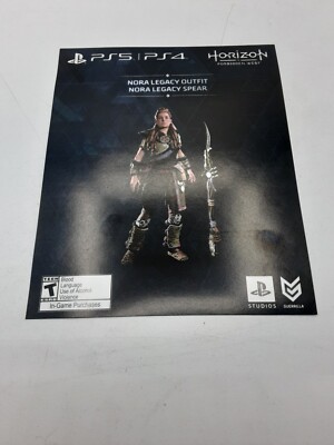 Horizon 2 II Forbidden West Collector's Edition - Nora Legacy Outfit DLC Only