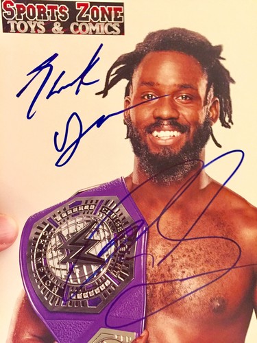 Rich Swann SIGNED Photo WWE Impact Wrestling Cruiserweight Goldust Belt Champion