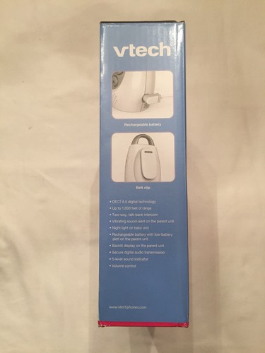VTech DM221 Digital Audio Baby Monitor Talk Back Intercom Night Light 1000 ft