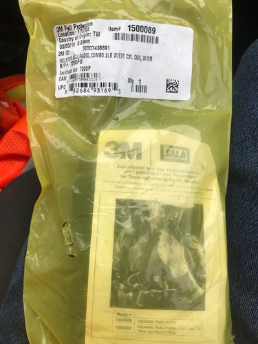 3M DBI-SALA Fall Protection For Tools,1500089,Adj Radio Holster Combo