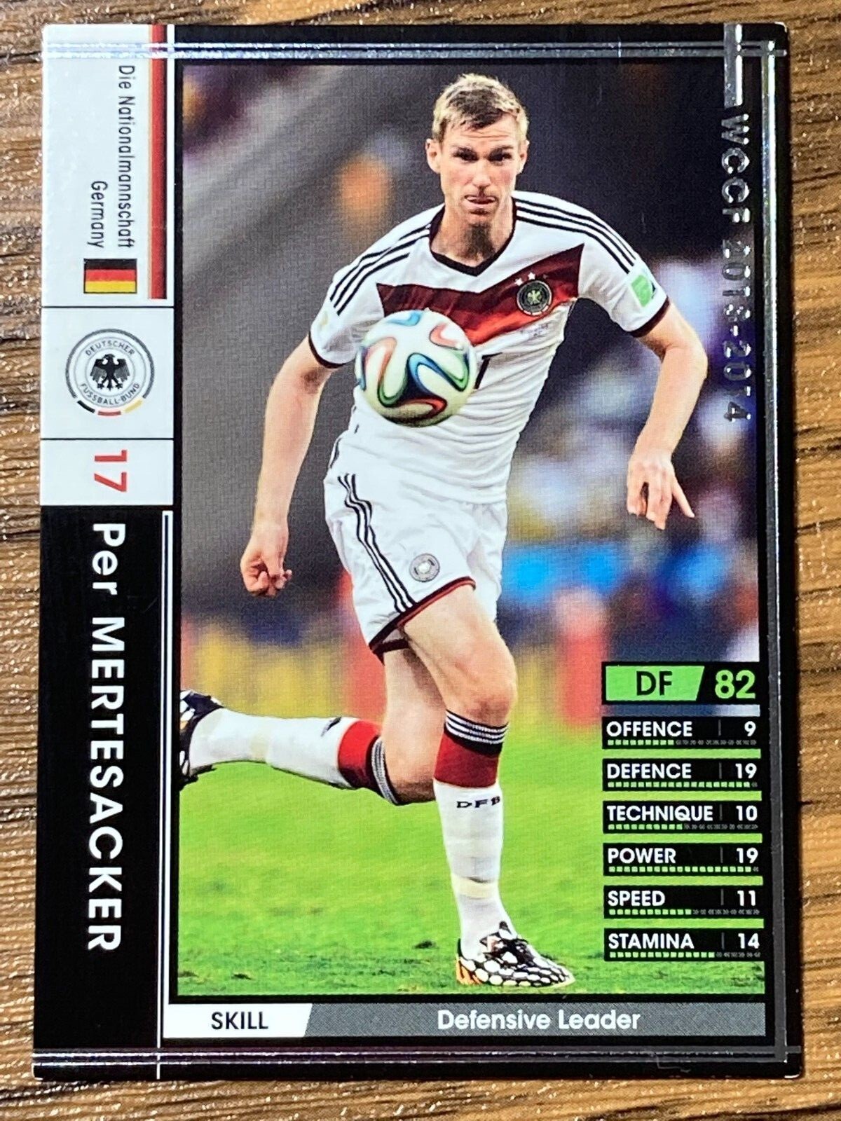 wccf    EX    メルテザッカー Free Shipping! Panini WCCF 2013/2014 Per Mertesacker DF