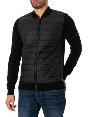 

Мужская куртка на молнии Barbour International, черная, Черный, MKN0937BK31