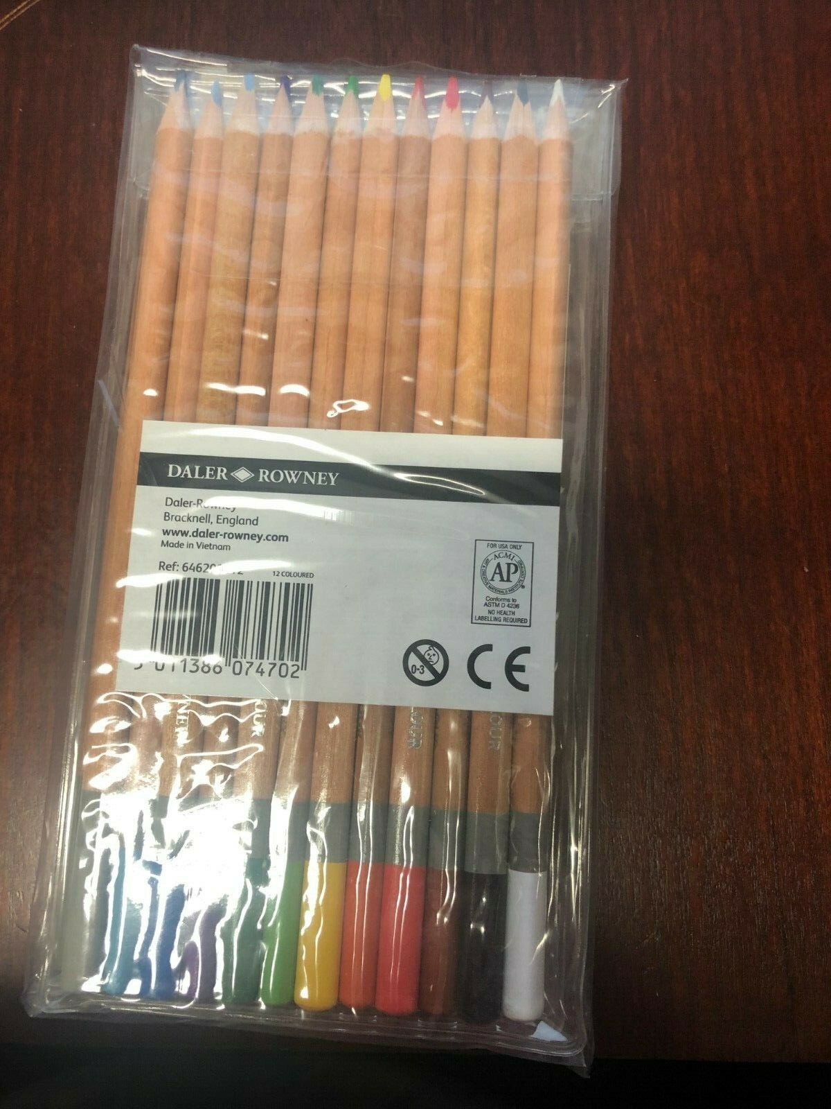 Daler- Rowney Simply Coloured Pencils 12 Assorted Pencils (PACK OF 3)