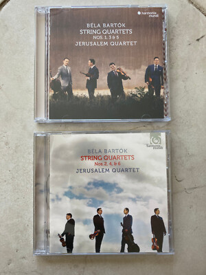 Bartok String Quartets Jerusalem Qt 2 CDs NEW complete 1-6