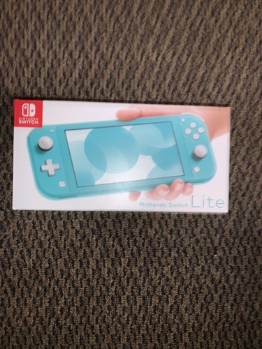 Nintendo Switch Lite Console, Turquoise- Brand New Box Damaged See Pictures Nintendo Switch Lite Console, Turquoise- Brand New Box Damaged See Pictures