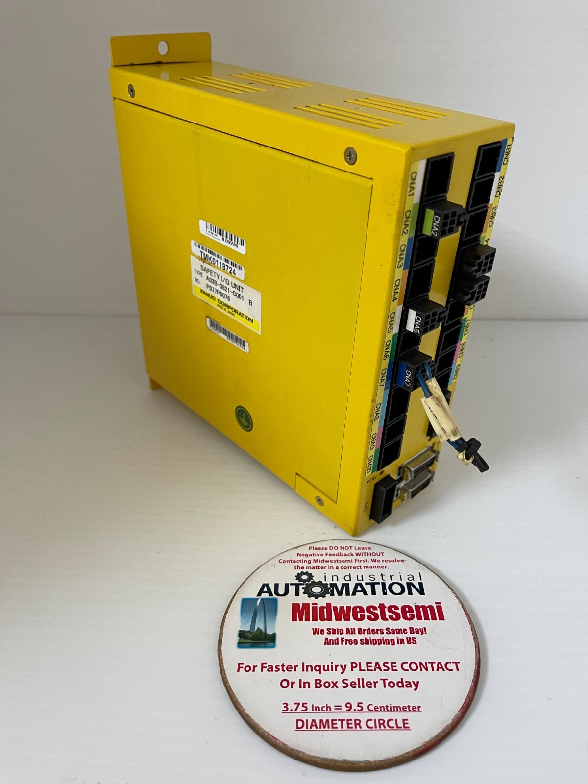 FANUC A03B-0821-C001 B SAFETY I/O UNIT CNC S/N:P077P0076 FANUC A03B-0821-C001 B SAFETY I/O UNIT CNC S/N:P077P0076