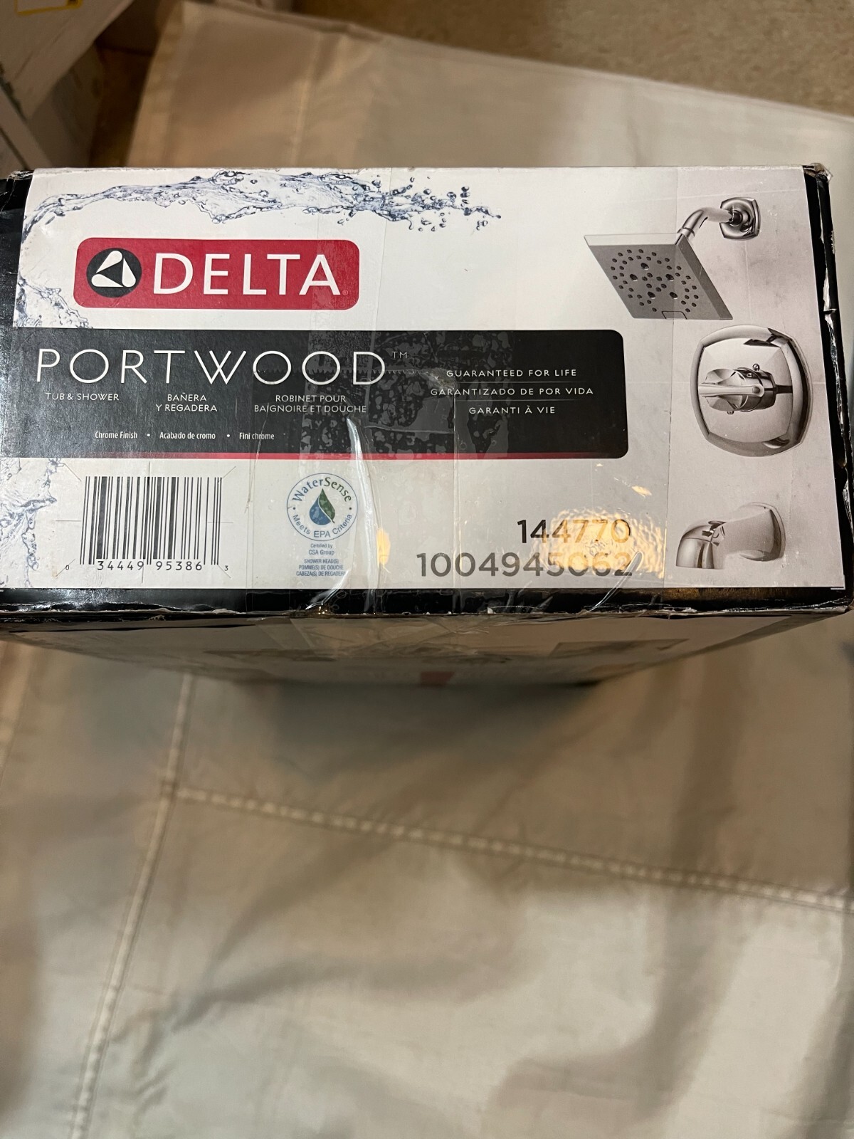 Delta Portwood 144770 Single-Handle 5-Spray Tub Shower