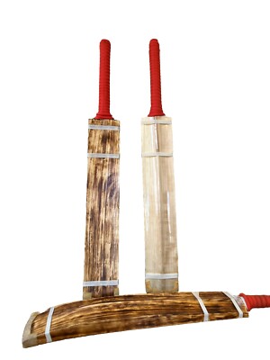 Hard Tennis Cricket Bat Kashmir Willow Light Weight Burnt For Excellent Stroke.