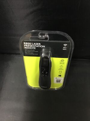 Authentic Logitech R800 Professional Presentation Remote (910-001350) Brand New