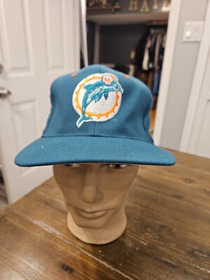 VINTAGE Starter Pro Line Miami Dolphins Hat Size 7-7 3/4 Fitted Cap