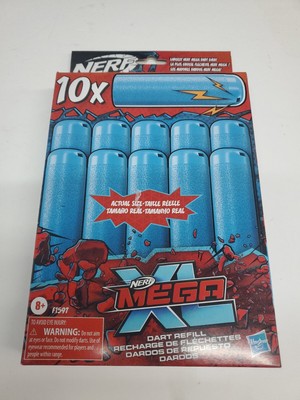 NERF Mega XL Dart Refill Includes 10 Mega XL Whistler Darts Largest