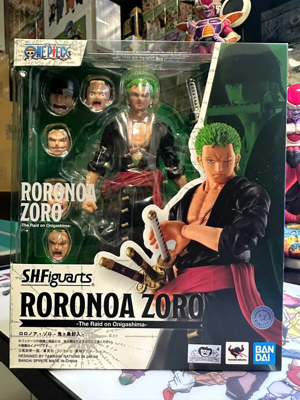 Roronoa Zoro Onigashima One Piece Action Figure S.H.Figuarts