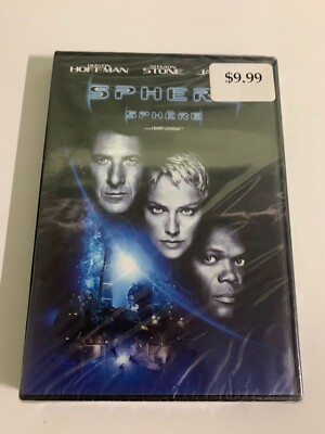 Sphere DVD Brand New 1998 Warner Bros. Dustin Hoffman/Sharon Stone/Samuel L. J