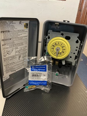 Intermatic T103r Electromechanical Timer,24-Hr,40A,3R
