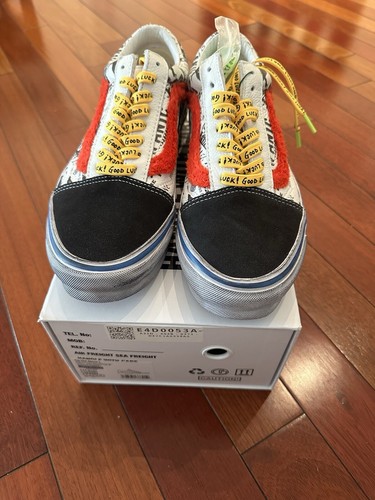Pre-owned Vans Gallery Dept. X Og Old Skool Lx Good Luck Size 11.5 In Black