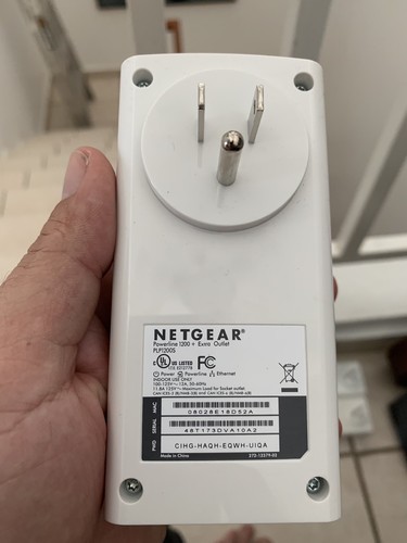 Netgear Powerline 1200 Extra Outlet PLP1200S Gigabit Ethernet Adapter Kit