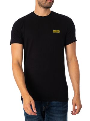 

Мужская футболка с маленьким логотипом Barbour International, черная, Черный, MTS0141BK31