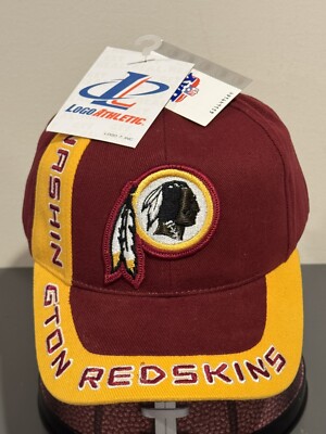 VINTAGE Washington Redskins Hat Cap Strap Back Mens Logo Athletic Dead Stock NWT
