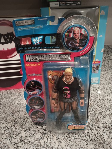 WWE Series 8 Wrestlemania XVII Rikishi Jakks Pacific 2000 -On Card