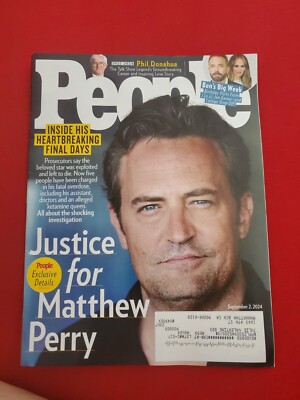 People September 2 2024 Matthew Perry Phil Donahue Lowest PRICE