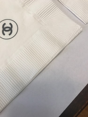 Set Of 2 Authentic Chanel Napkins