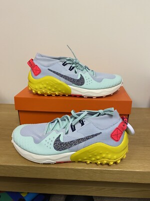 Size 10 - Men’s Nike Zoom Wildhorse 6 Trail Running Spruce Aura BV7106 400 NEW