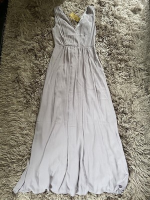 BNWT H&M Lilac Prom Evening Dress Gold Label Sz 8 36