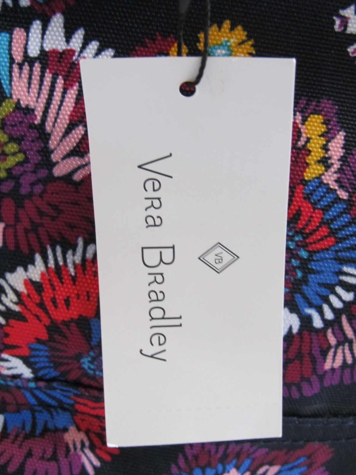Vera Bradley Midnight Wildflowers Large Campus Essential Backpack School Bag NWT