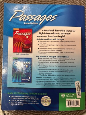 Passages by Jack C. Richards (2008, Compact Disc / Trade Paperback, Student...