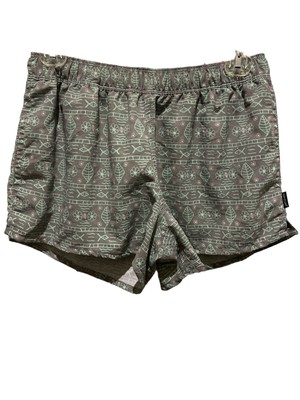 STATE OF MINE Women River Shorts Gray Green Active Size Small New