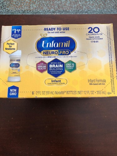 Enfamil NeuroPro Formula 6 2oz Bottles