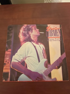 Eric Carmen- I Wanna Hear it From Your Lips 45 RPM LP Record with Picture Sleeve
