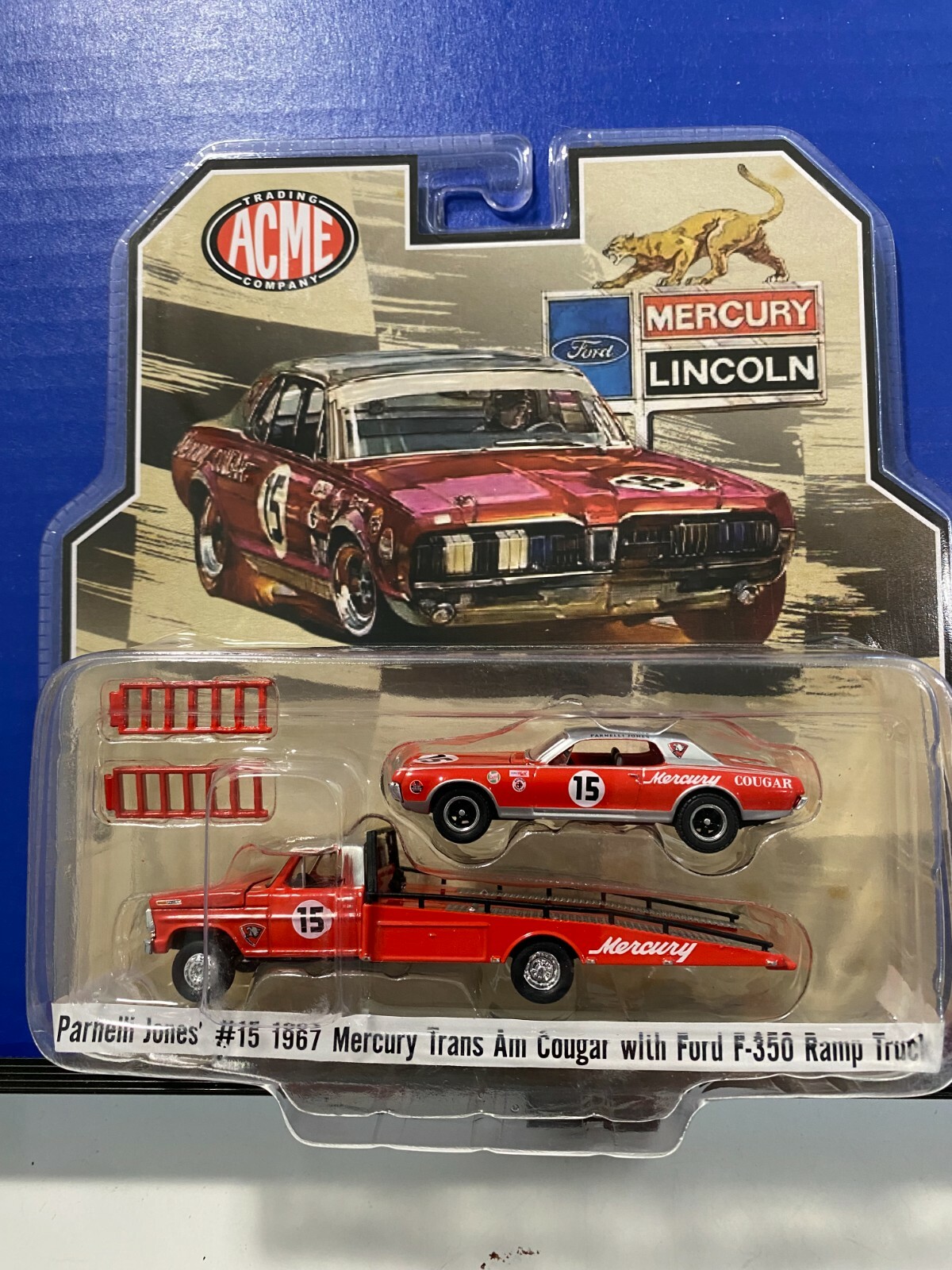 1/64 ACME PARNELLI JONES #15 MERCURY TRANS AM COUGAR & FORD