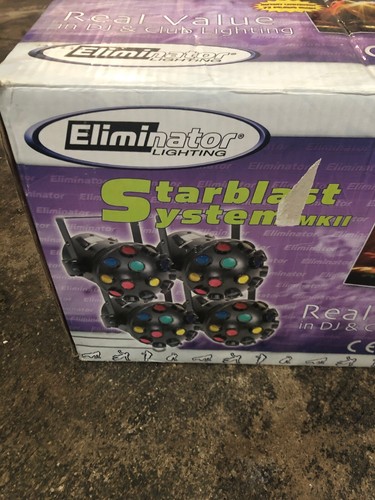 Eliminator Lighting E-134 MKII-Star Blast 4 Pack System (Like-NU) FREE SHIPPING