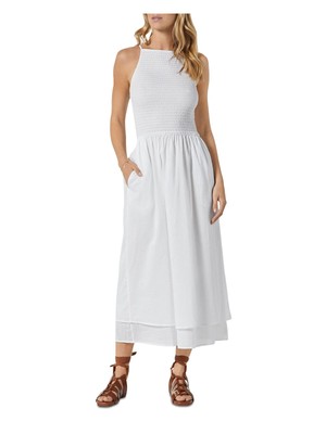 

JOIE Женский пуловер с белым подолом без рукавов с квадратным вырезом Midi Fit + Flare Dress, Белый