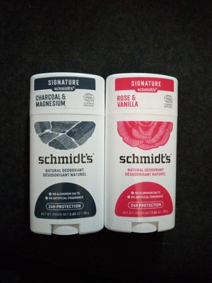 Lot Of 2 Schmidt's Natural Deodorant  2.65 oz Aluminum Free (K30)