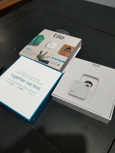 Tile Mate with Replaceable Battery (2018) - 1 pack White, NEW