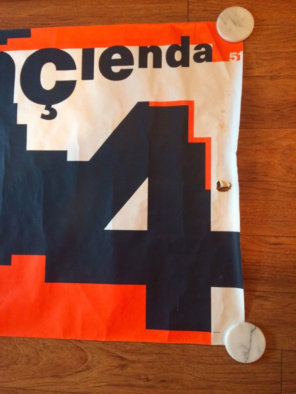 ORIGINAL 4TH B'DAY PARTY HACIENDA FAC 51 POSTER NEW ORDER FACTORY MANCHESTER UK