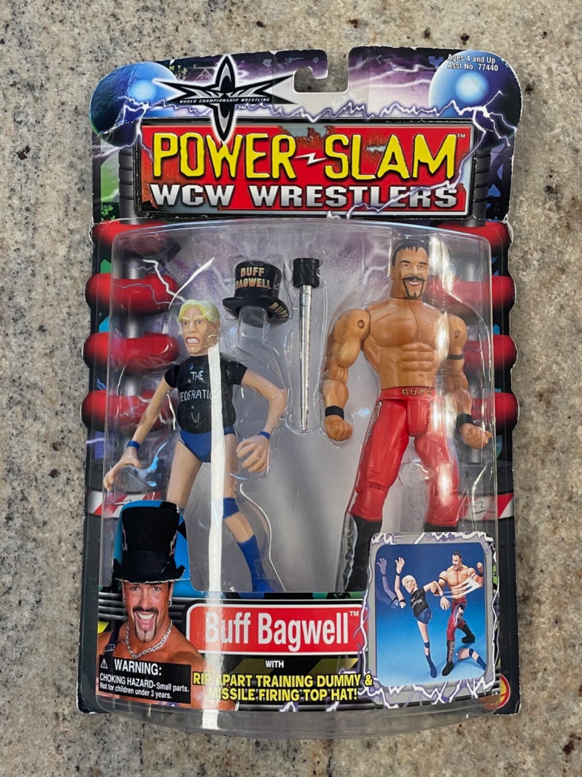 WWE POWER SLAM　WCW WRESTLERSフィギュア 2000 ToyBiz 6.5