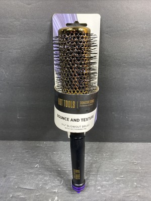 Hot Tools Black Gold Signature Series Bounce & Texture Hair Blowout Brush 1 3/4 