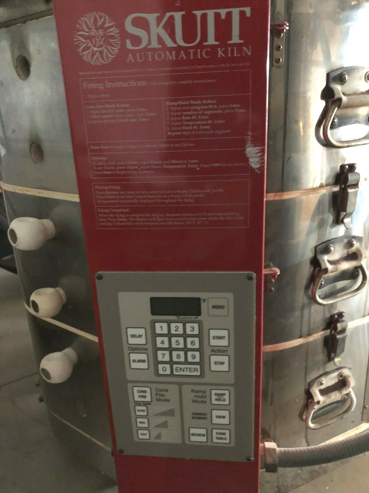 SKUTT AUTOMATIC KILN KM-1227 208 v. AC, 3W 3 phase, 31.7 amps, 11000 Watts