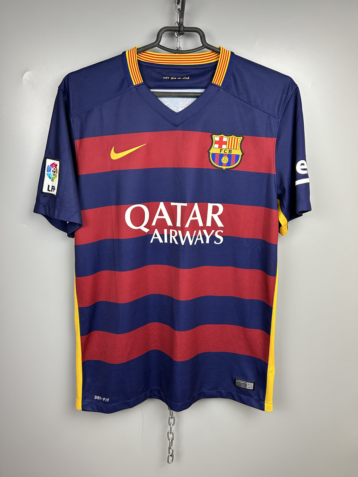 Barcelona 2015 2016 Home Football Shirt Soccer Jersey #10 Messi