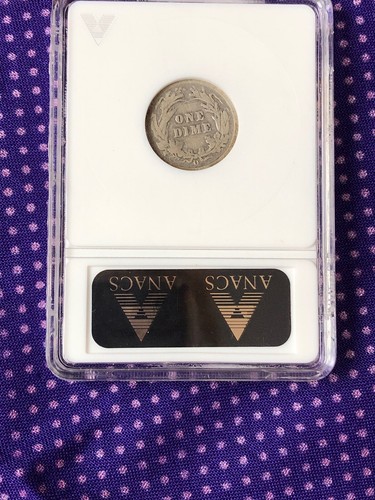 Certified 1895-O Barber Dime- Key Date!