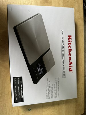 KitchenAid Dual Platform Digital Kitchen Scale (11 lb Capacity)