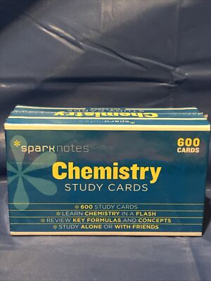 SparkNotes Study Cards: Chemistry SparkNotes Study Cards by SparkNotes Staff