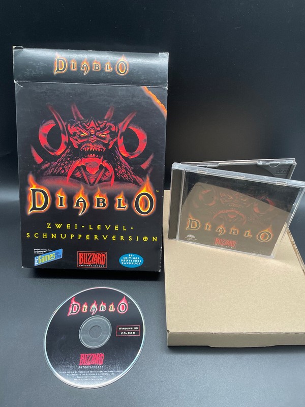 Diablo 1 - Shareware/Schnupperversion - Ovp - Pc Cd-Rom - Big Box - Top