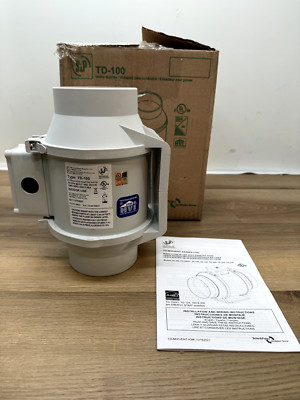 SOLER & PALAU TD-100  4'' Inline Duct Fan