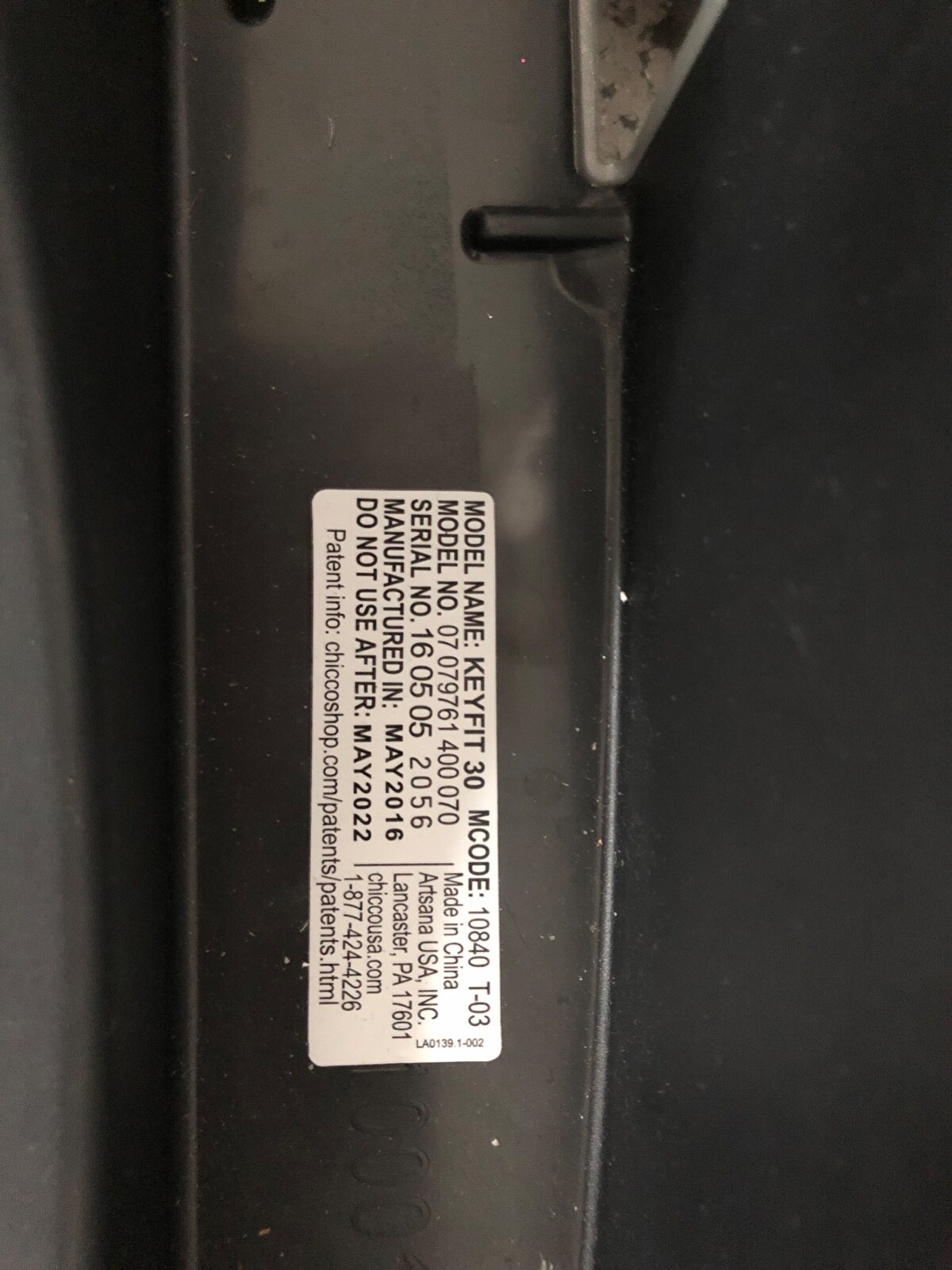 Chicco Keyfit 30 infant car seat base Buy 1 Get 1 FREE - Both Expires May 2022