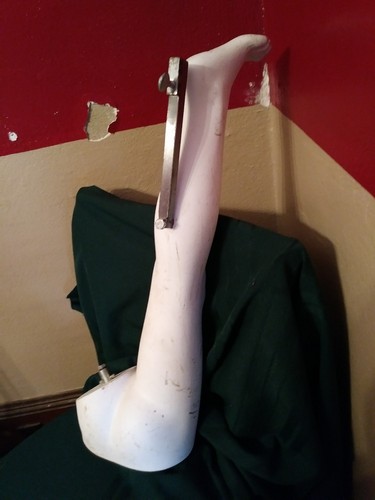 Vintage Heavy leg Mannequin Prop display boutique industrial steampunk youth hip