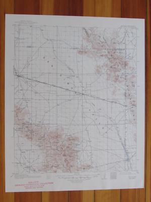 San Simon Arizona 1948 Original Vintage USGS Topo Map